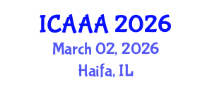 International Conference on Applied Aerodynamics and Aeromechanics (ICAAA) March 02, 2026 - Haifa, Israel International Conference on Applied Aerodynamics and Aeromechanics (ICAAA) March 02, 2026 - Haifa, Israel