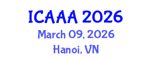 International Conference on Applied Aerodynamics and Aeromechanics (ICAAA) March 09, 2026 - Hanoi, Vietnam International Conference on Applied Aerodynamics and Aeromechanics (ICAAA) March 09, 2026 - Hanoi, Vietnam