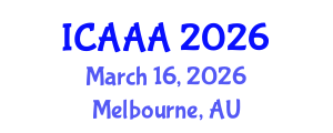 International Conference on Applied Aerodynamics and Aeromechanics (ICAAA) March 16, 2026 - Melbourne, Australia International Conference on Applied Aerodynamics and Aeromechanics (ICAAA) March 16, 2026 - Melbourne, Australia