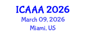 International Conference on Applied Aerodynamics and Aeromechanics (ICAAA) March 09, 2026 - Miami, United States International Conference on Applied Aerodynamics and Aeromechanics (ICAAA) March 09, 2026 - Miami, United States
