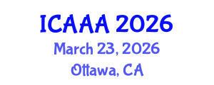International Conference on Applied Aerodynamics and Aeromechanics (ICAAA) March 23, 2026 - Ottawa, Canada International Conference on Applied Aerodynamics and Aeromechanics (ICAAA) March 23, 2026 - Ottawa, Canada