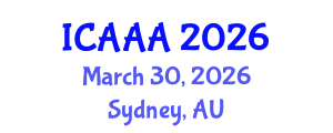 International Conference on Applied Aerodynamics and Aeromechanics (ICAAA) March 30, 2026 - Sydney, Australia