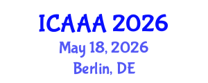 International Conference on Applied Aerodynamics and Aeromechanics (ICAAA) May 18, 2026 - Berlin, Germany International Conference on Applied Aerodynamics and Aeromechanics (ICAAA) May 18, 2026 - Berlin, Germany