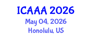 International Conference on Applied Aerodynamics and Aeromechanics (ICAAA) May 04, 2026 - Honolulu, United States International Conference on Applied Aerodynamics and Aeromechanics (ICAAA) May 04, 2026 - Honolulu, United States
