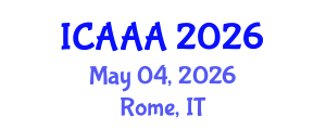 International Conference on Applied Aerodynamics and Aeromechanics (ICAAA) May 04, 2026 - Rome, Italy International Conference on Applied Aerodynamics and Aeromechanics (ICAAA) May 04, 2026 - Rome, Italy