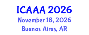 International Conference on Applied Aerodynamics and Aeromechanics (ICAAA) November 18, 2026 - Buenos Aires, Argentina International Conference on Applied Aerodynamics and Aeromechanics (ICAAA) November 18, 2026 - Buenos Aires, Argentina