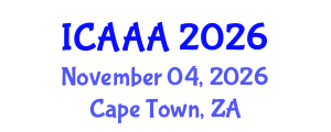 International Conference on Applied Aerodynamics and Aeromechanics (ICAAA) November 04, 2026 - Cape Town, South Africa