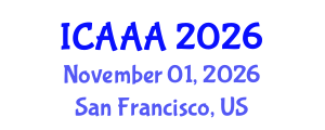 International Conference on Applied Aerodynamics and Aeromechanics (ICAAA) November 01, 2026 - San Francisco, United States International Conference on Applied Aerodynamics and Aeromechanics (ICAAA) November 01, 2026 - San Francisco, United States