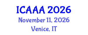 International Conference on Applied Aerodynamics and Aeromechanics (ICAAA) November 11, 2026 - Venice, Italy