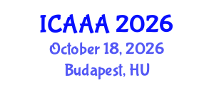 International Conference on Applied Aerodynamics and Aeromechanics (ICAAA) October 18, 2026 - Budapest, Hungary International Conference on Applied Aerodynamics and Aeromechanics (ICAAA) October 18, 2026 - Budapest, Hungary