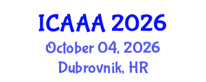 International Conference on Applied Aerodynamics and Aeromechanics (ICAAA) October 04, 2026 - Dubrovnik, Croatia International Conference on Applied Aerodynamics and Aeromechanics (ICAAA) October 04, 2026 - Dubrovnik, Croatia