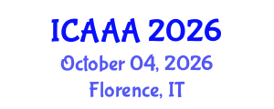 International Conference on Applied Aerodynamics and Aeromechanics (ICAAA) October 04, 2026 - Florence, Italy International Conference on Applied Aerodynamics and Aeromechanics (ICAAA) October 04, 2026 - Florence, Italy