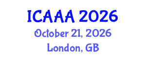 International Conference on Applied Aerodynamics and Aeromechanics (ICAAA) October 21, 2026 - London, United Kingdom International Conference on Applied Aerodynamics and Aeromechanics (ICAAA) October 21, 2026 - London, United Kingdom