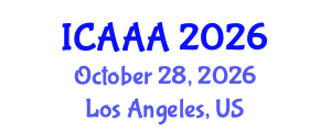 International Conference on Applied Aerodynamics and Aeromechanics (ICAAA) October 28, 2026 - Los Angeles, United States International Conference on Applied Aerodynamics and Aeromechanics (ICAAA) October 28, 2026 - Los Angeles, United States