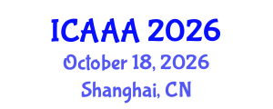 International Conference on Applied Aerodynamics and Aeromechanics (ICAAA) October 18, 2026 - Shanghai, China International Conference on Applied Aerodynamics and Aeromechanics (ICAAA) October 18, 2026 - Shanghai, China