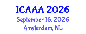 International Conference on Applied Aerodynamics and Aeromechanics (ICAAA) September 16, 2026 - Amsterdam, Netherlands International Conference on Applied Aerodynamics and Aeromechanics (ICAAA) September 16, 2026 - Amsterdam, Netherlands