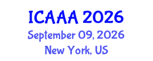 International Conference on Applied Aerodynamics and Aeromechanics (ICAAA) September 09, 2026 - New York, United States International Conference on Applied Aerodynamics and Aeromechanics (ICAAA) September 09, 2026 - New York, United States