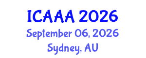 International Conference on Applied Aerodynamics and Aeromechanics (ICAAA) September 06, 2026 - Sydney, Australia International Conference on Applied Aerodynamics and Aeromechanics (ICAAA) September 06, 2026 - Sydney, Australia