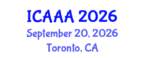 International Conference on Applied Aerodynamics and Aeromechanics (ICAAA) September 20, 2026 - Toronto, Canada