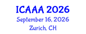 International Conference on Applied Aerodynamics and Aeromechanics (ICAAA) September 16, 2026 - Zurich, Switzerland International Conference on Applied Aerodynamics and Aeromechanics (ICAAA) September 16, 2026 - Zurich, Switzerland