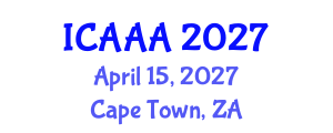 International Conference on Applied Aerodynamics and Aeromechanics (ICAAA) April 15, 2027 - Cape Town, South Africa