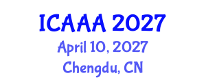 International Conference on Applied Aerodynamics and Aeromechanics (ICAAA) April 10, 2027 - Chengdu, China International Conference on Applied Aerodynamics and Aeromechanics (ICAAA) April 10, 2027 - Chengdu, China
