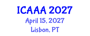 International Conference on Applied Aerodynamics and Aeromechanics (ICAAA) April 15, 2027 - Lisbon, Portugal International Conference on Applied Aerodynamics and Aeromechanics (ICAAA) April 15, 2027 - Lisbon, Portugal