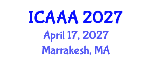 International Conference on Applied Aerodynamics and Aeromechanics (ICAAA) April 17, 2027 - Marrakesh, Morocco International Conference on Applied Aerodynamics and Aeromechanics (ICAAA) April 17, 2027 - Marrakesh, Morocco