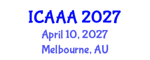 International Conference on Applied Aerodynamics and Aeromechanics (ICAAA) April 10, 2027 - Melbourne, Australia International Conference on Applied Aerodynamics and Aeromechanics (ICAAA) April 10, 2027 - Melbourne, Australia