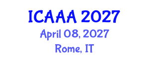 International Conference on Applied Aerodynamics and Aeromechanics (ICAAA) April 08, 2027 - Rome, Italy