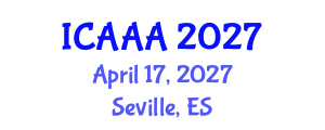 International Conference on Applied Aerodynamics and Aeromechanics (ICAAA) April 17, 2027 - Seville, Spain International Conference on Applied Aerodynamics and Aeromechanics (ICAAA) April 17, 2027 - Seville, Spain