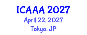 International Conference on Applied Aerodynamics and Aeromechanics (ICAAA) April 22, 2027 - Tokyo, Japan International Conference on Applied Aerodynamics and Aeromechanics (ICAAA) April 22, 2027 - Tokyo, Japan