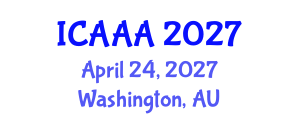 International Conference on Applied Aerodynamics and Aeromechanics (ICAAA) April 24, 2027 - Washington, Australia International Conference on Applied Aerodynamics and Aeromechanics (ICAAA) April 24, 2027 - Washington, Australia