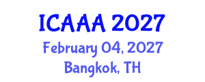 International Conference on Applied Aerodynamics and Aeromechanics (ICAAA) February 04, 2027 - Bangkok, Thailand International Conference on Applied Aerodynamics and Aeromechanics (ICAAA) February 04, 2027 - Bangkok, Thailand