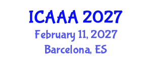 International Conference on Applied Aerodynamics and Aeromechanics (ICAAA) February 11, 2027 - Barcelona, Spain International Conference on Applied Aerodynamics and Aeromechanics (ICAAA) February 11, 2027 - Barcelona, Spain
