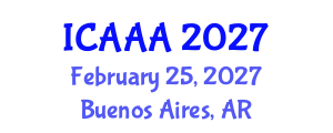 International Conference on Applied Aerodynamics and Aeromechanics (ICAAA) February 25, 2027 - Buenos Aires, Argentina International Conference on Applied Aerodynamics and Aeromechanics (ICAAA) February 25, 2027 - Buenos Aires, Argentina