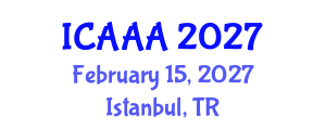 International Conference on Applied Aerodynamics and Aeromechanics (ICAAA) February 15, 2027 - Istanbul, Turkey International Conference on Applied Aerodynamics and Aeromechanics (ICAAA) February 15, 2027 - Istanbul, Turkey