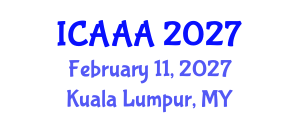 International Conference on Applied Aerodynamics and Aeromechanics (ICAAA) February 11, 2027 - Kuala Lumpur, Malaysia International Conference on Applied Aerodynamics and Aeromechanics (ICAAA) February 11, 2027 - Kuala Lumpur, Malaysia