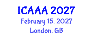 International Conference on Applied Aerodynamics and Aeromechanics (ICAAA) February 15, 2027 - London, United Kingdom International Conference on Applied Aerodynamics and Aeromechanics (ICAAA) February 15, 2027 - London, United Kingdom