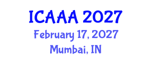 International Conference on Applied Aerodynamics and Aeromechanics (ICAAA) February 17, 2027 - Mumbai, India International Conference on Applied Aerodynamics and Aeromechanics (ICAAA) February 17, 2027 - Mumbai, India