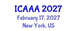 International Conference on Applied Aerodynamics and Aeromechanics (ICAAA) February 17, 2027 - New York, United States International Conference on Applied Aerodynamics and Aeromechanics (ICAAA) February 17, 2027 - New York, United States