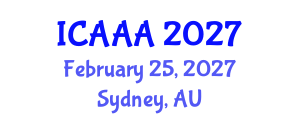 International Conference on Applied Aerodynamics and Aeromechanics (ICAAA) February 25, 2027 - Sydney, Australia International Conference on Applied Aerodynamics and Aeromechanics (ICAAA) February 25, 2027 - Sydney, Australia