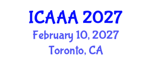 International Conference on Applied Aerodynamics and Aeromechanics (ICAAA) February 10, 2027 - Toronto, Canada