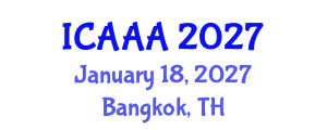 International Conference on Applied Aerodynamics and Aeromechanics (ICAAA) January 18, 2027 - Bangkok, Thailand