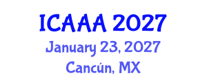 International Conference on Applied Aerodynamics and Aeromechanics (ICAAA) January 23, 2027 - Cancún, Mexico International Conference on Applied Aerodynamics and Aeromechanics (ICAAA) January 23, 2027 - Cancún, Mexico