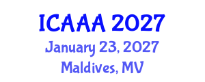 International Conference on Applied Aerodynamics and Aeromechanics (ICAAA) January 23, 2027 - Maldives, Maldives International Conference on Applied Aerodynamics and Aeromechanics (ICAAA) January 23, 2027 - Maldives, Maldives