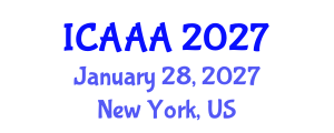 International Conference on Applied Aerodynamics and Aeromechanics (ICAAA) January 28, 2027 - New York, United States International Conference on Applied Aerodynamics and Aeromechanics (ICAAA) January 28, 2027 - New York, United States