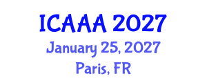 International Conference on Applied Aerodynamics and Aeromechanics (ICAAA) January 25, 2027 - Paris, France International Conference on Applied Aerodynamics and Aeromechanics (ICAAA) January 25, 2027 - Paris, France