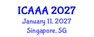 International Conference on Applied Aerodynamics and Aeromechanics (ICAAA) January 11, 2027 - Singapore, Singapore International Conference on Applied Aerodynamics and Aeromechanics (ICAAA) January 11, 2027 - Singapore, Singapore