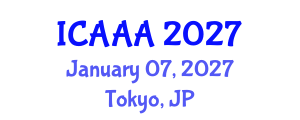 International Conference on Applied Aerodynamics and Aeromechanics (ICAAA) January 07, 2027 - Tokyo, Japan International Conference on Applied Aerodynamics and Aeromechanics (ICAAA) January 07, 2027 - Tokyo, Japan
